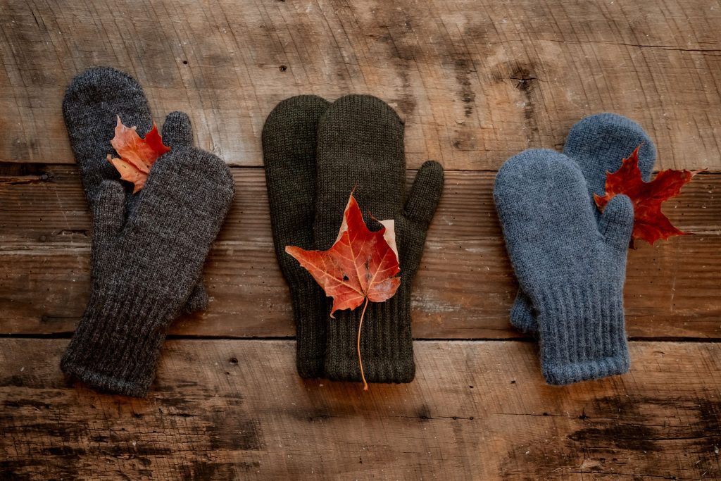 Alpaca Boucle Lined Mittens Feighner Alpacas